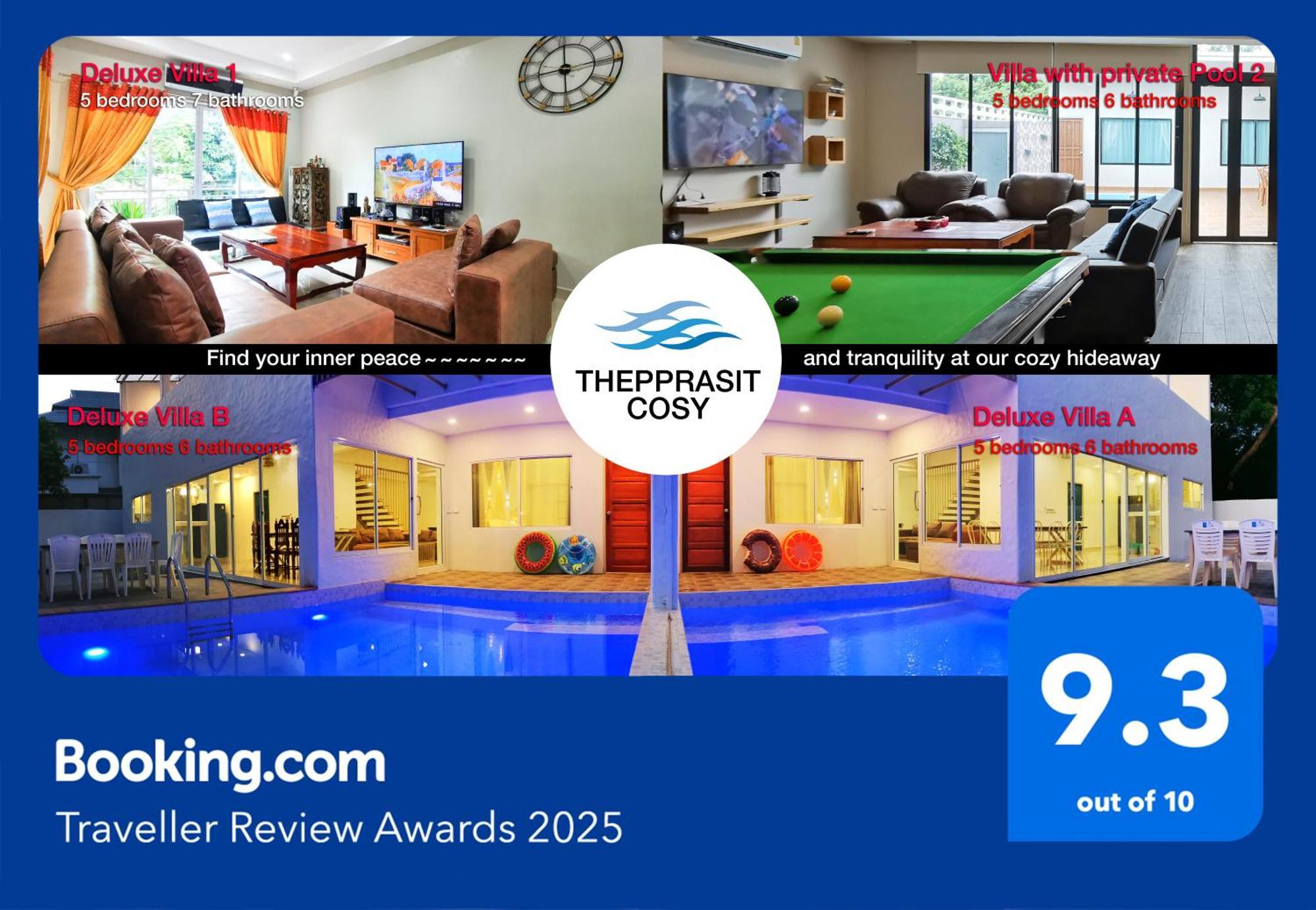 Thepprasit Cosy Villa Bãi biển Jomtien Ngoại thất bức ảnh