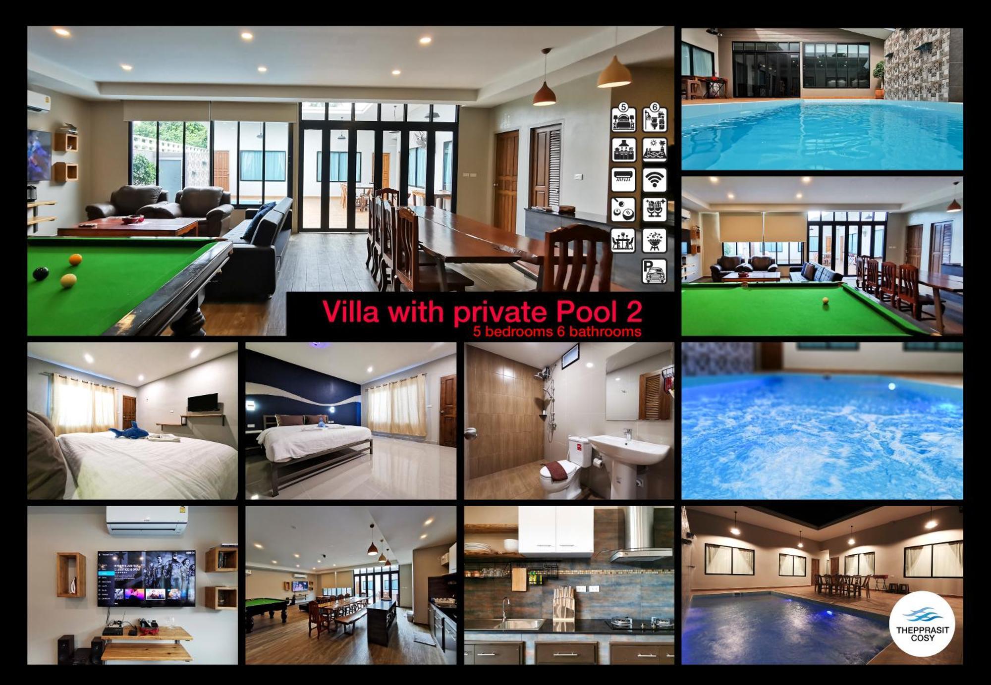 Thepprasit Cosy Villa Bãi biển Jomtien Ngoại thất bức ảnh